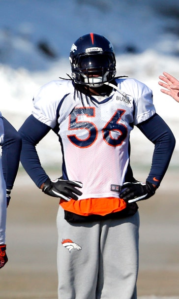 Broncos return to practice field in frigid temperatures